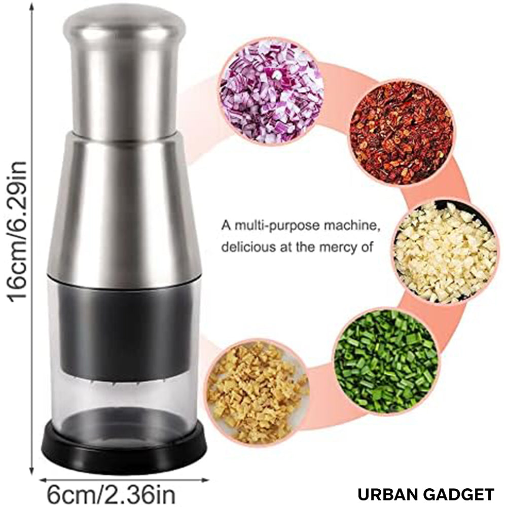 Stainless Steel Press-Down Food Chopper