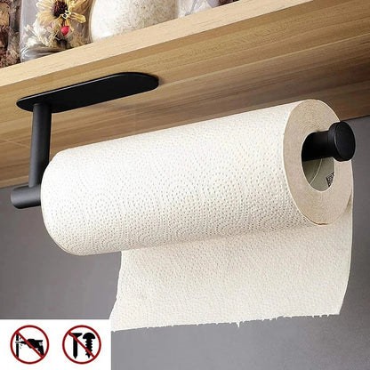 No-Drill Under-Cabinet Paper Towel Holder