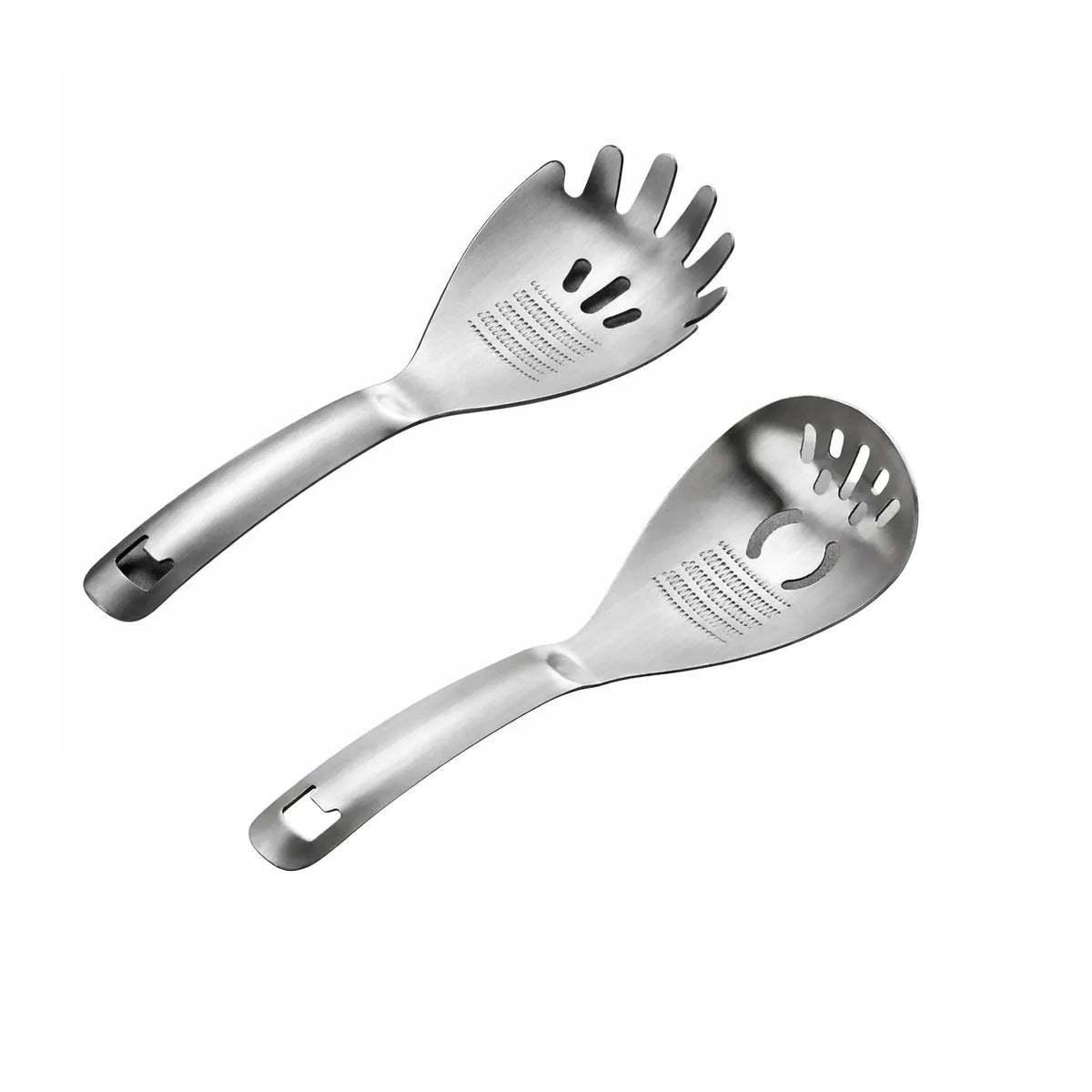 2-Piece Stainless Steel Straining and Mashing Spoon Set